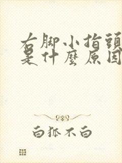 右脚小指头麻木是什么原因造成的封面