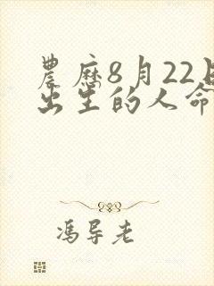农历8月22日出生的人命运