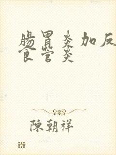 肠胃炎加反流性食管炎