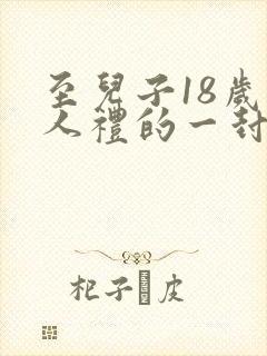 至儿子18岁成人礼的一封信
