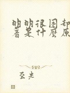 明明很困却睡不着是什么原因封面