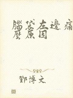 脑袋左边痛是什么原因