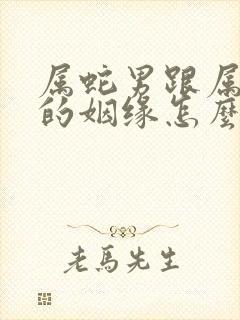 属蛇男跟属鸡女的姻缘怎么样