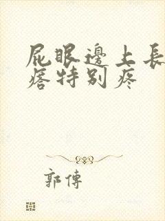 屁眼边上长了疙瘩特别疼