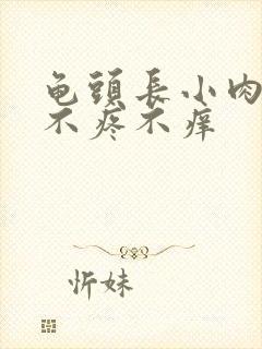 龟头长小肉疙瘩不疼不痒