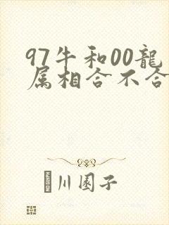 97牛和00龙属相合不合