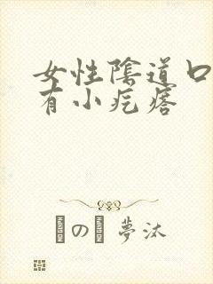 女性阴道口痒还有小疙瘩