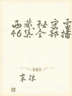 西藏秘密电视剧46集全部播放