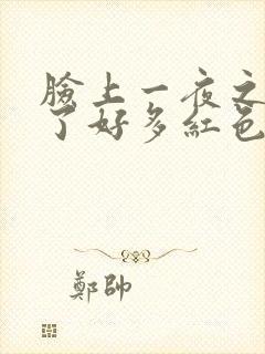 脸上一夜之间长了好多红色的痘痘封面