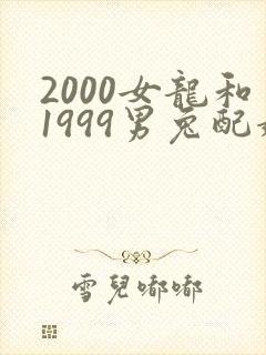 2000女龙和1999男兔配婚姻好不好