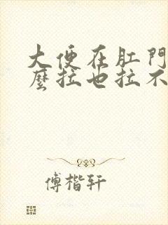 大便在肛门口怎么拉也拉不出来怎么办封面