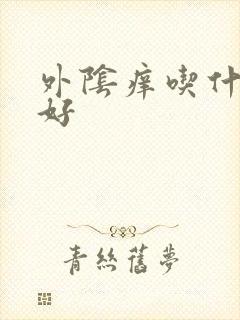 外阴痒吃什么药好