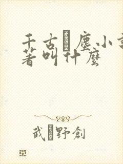 千古玦尘小说原著叫什么