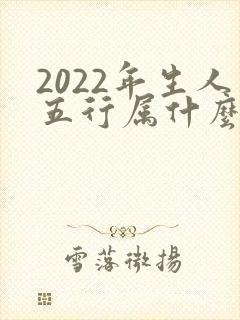 2022年生人五行属什么命封面