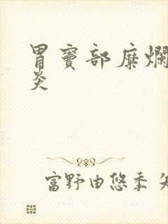 胃窦部糜烂性胃炎封面