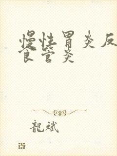 慢性胃炎反流性食管炎