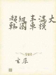 超级丰满大尺度韩国车模