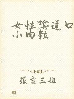 女性阴道口起了小肉粒封面