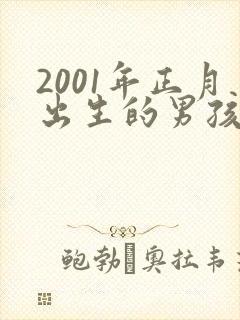 2001年正月出生的男孩命运怎样