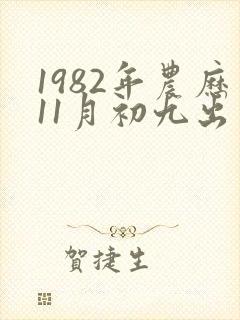 1982年农历11月初九出生命运女孩封面