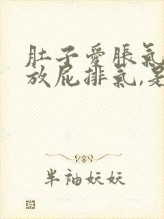 肚子爱胀气,爱放屁排气,是怎么回事