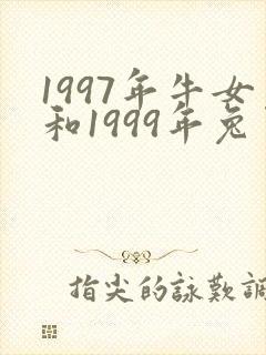 1997年牛女和1999年兔男婚配好吗封面