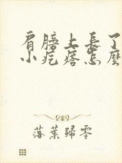 肩膀上长了很多小疙瘩怎么回事