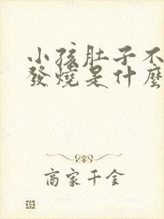 小孩肚子不舒服发烧是什么原因