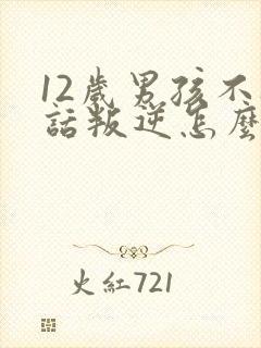 12岁男孩不听话叛逆怎么办