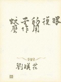 蚊子的复眼有什么作用