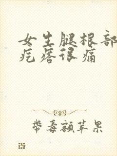 女生腿根部有硬疙瘩很痛