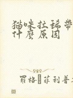 猫咪拉稀带血是什么原因封面