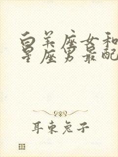 白羊座女和什么星座男最配封面