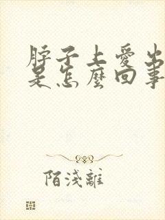 脖子上爱出痘痘是怎么回事