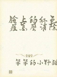 脸上的红色的痘痘怎么消除