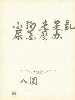 小狗老是乱拉乱尿怎么办封面