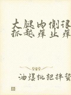 大腿内侧很痒越抓越痒止痒