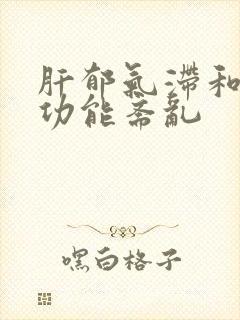 肝郁气滞和胃肠功能紊乱封面