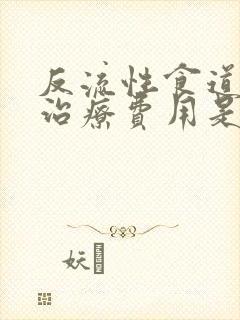 反流性食道炎的治疗费用是多少封面