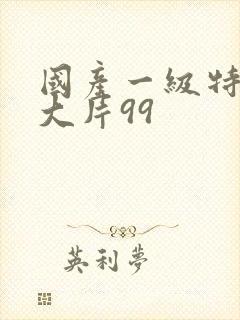 国产一级特黄a大片99