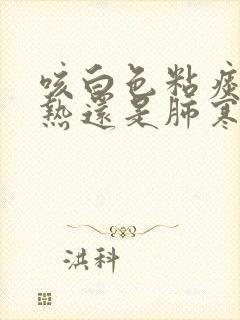 咳白色粘痰是肺热还是肺寒