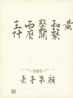 王雨馨和黄景瑜什么关系封面