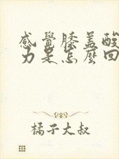 感觉膝盖酸痛无力是怎么回事