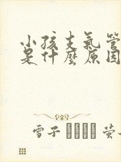 小孩支气管肺炎是什么原因引起的?封面