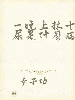 一晚上拉十几次尿是什么病