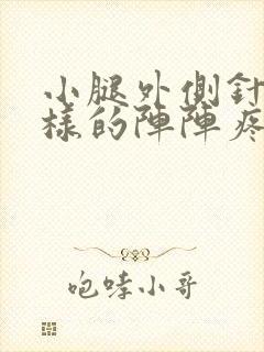 小腿外侧针扎一样的阵阵疼咋回事