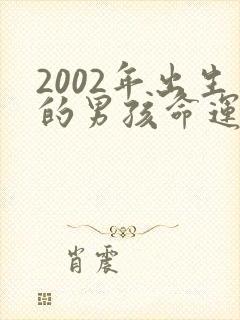 2002年出生的男孩命运怎么样
