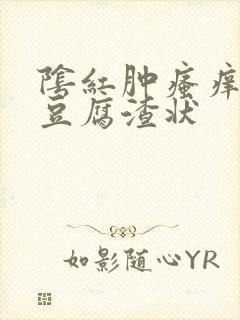 阴红肿瘙痒白带豆腐渣状封面