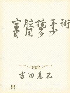 宫腔镜手术清宫费用多少封面