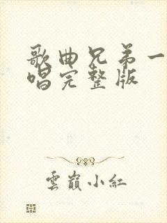 歌曲兄弟一场原唱完整版